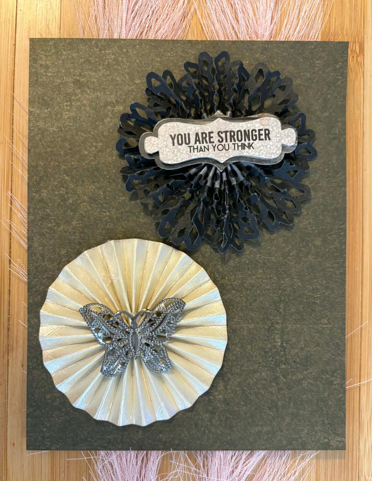 Rosette Paper Embellishments Strong Butterfly