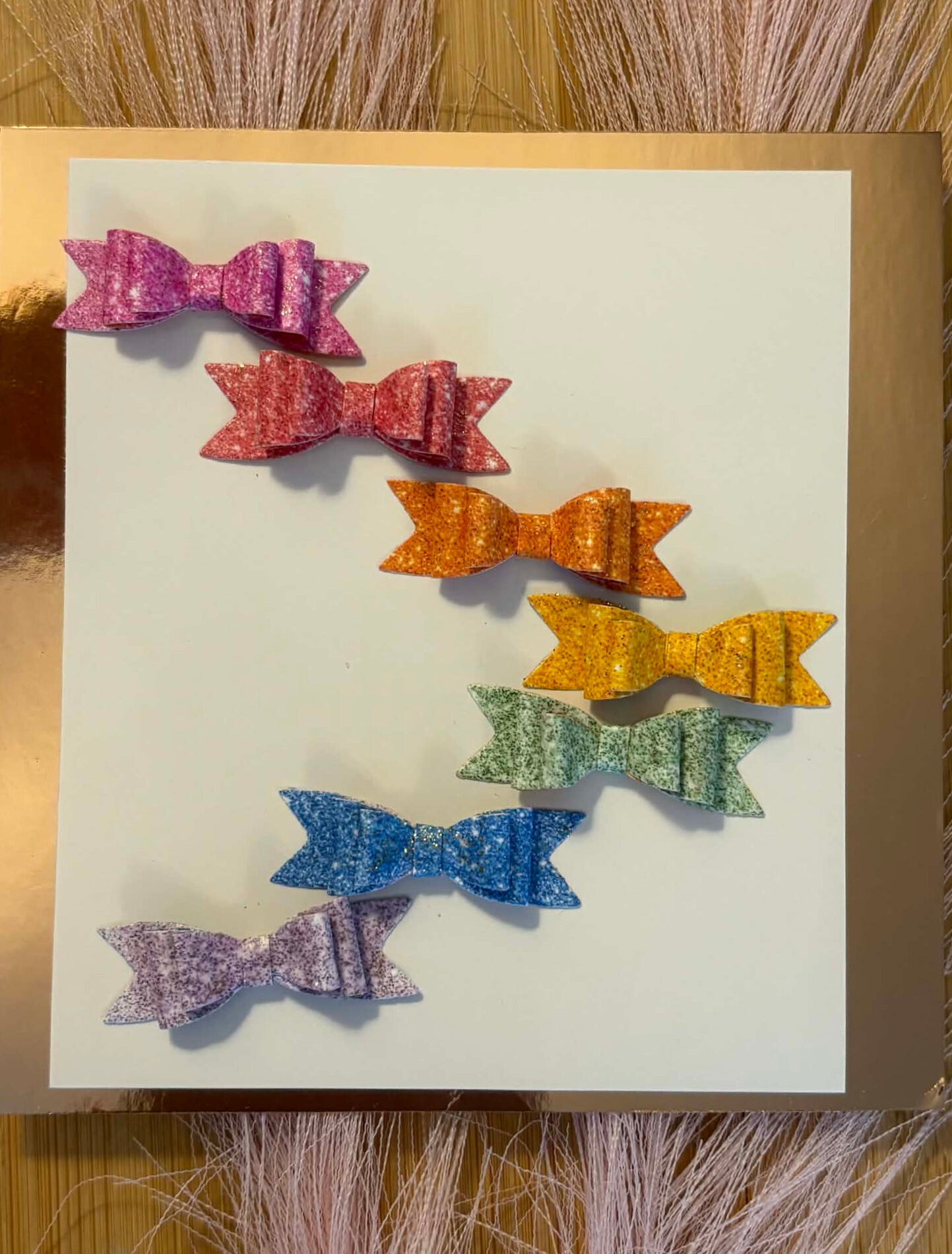 Bow Embellishment Spring Mini Paper