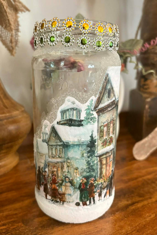 Winter Wonderland Recycled Jar LG
