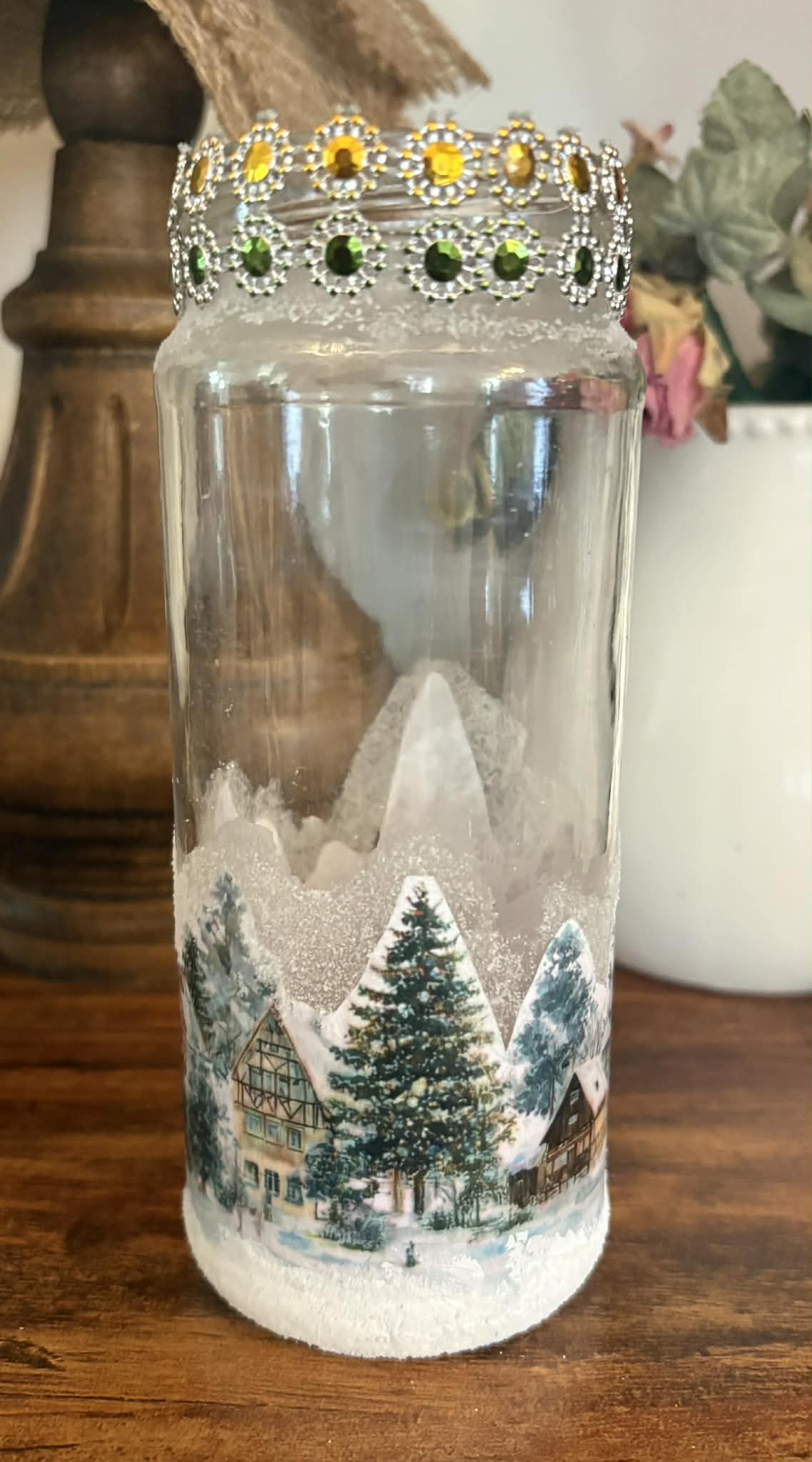 Winter Wonderland Recycled Jar Medium