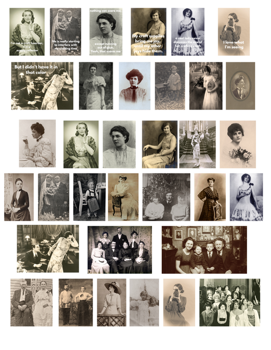Assorted Antique Photos of Ladies free
