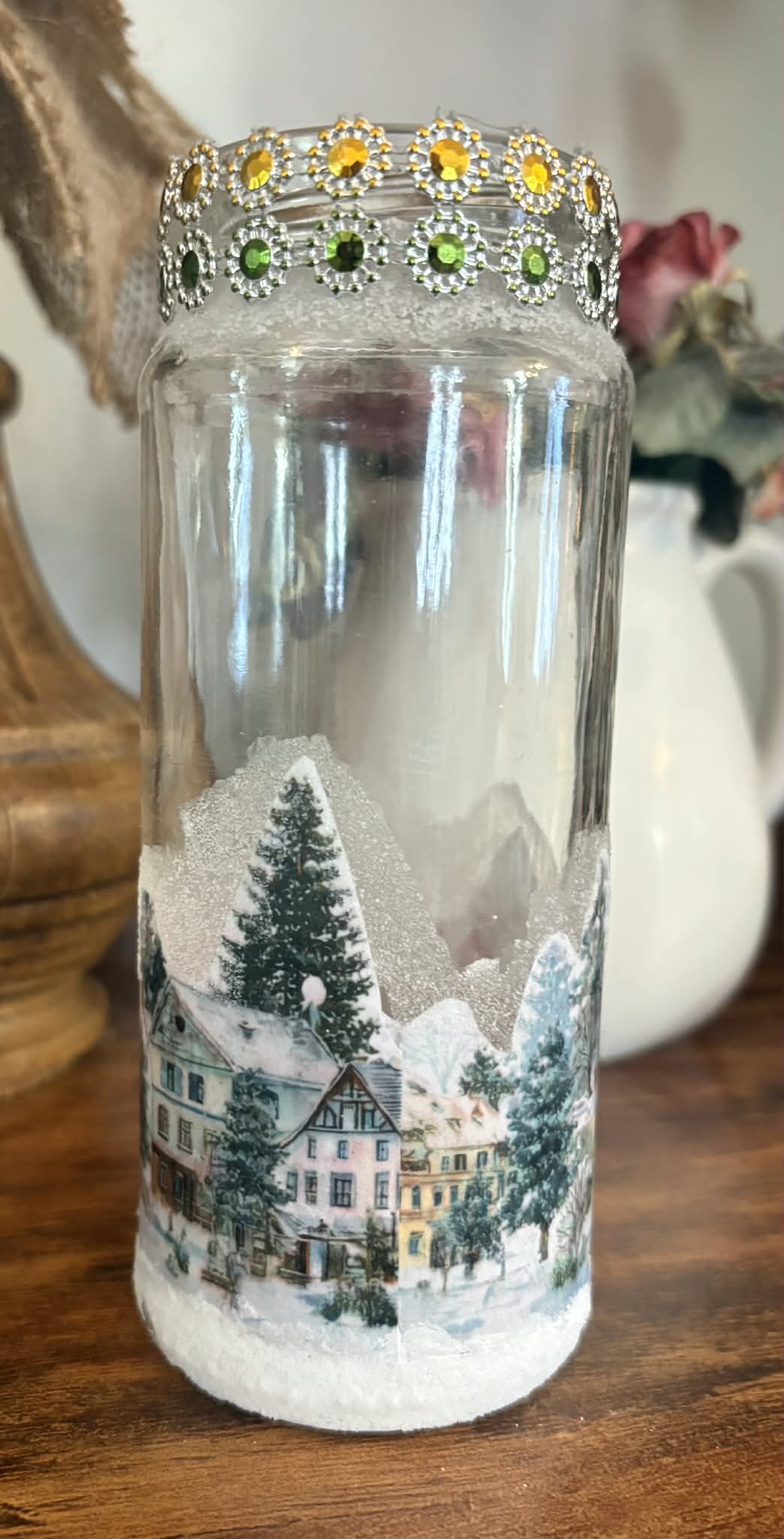 Winter Wonderland Recycled Jar Medium